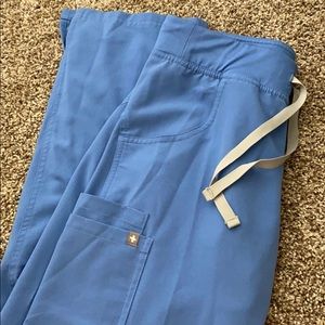 Figs ceil blue scrubs